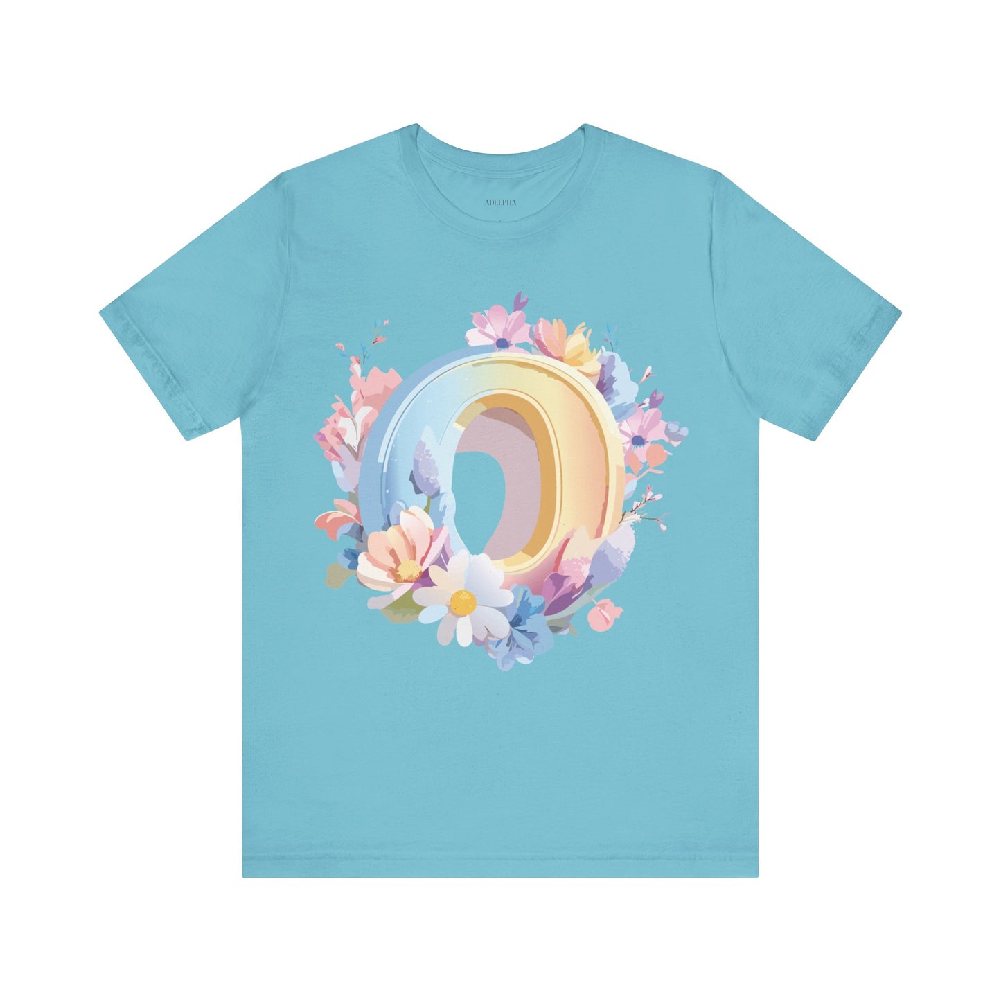 Natural Cotton Tee Shirt - Letters Collection - O Printify
