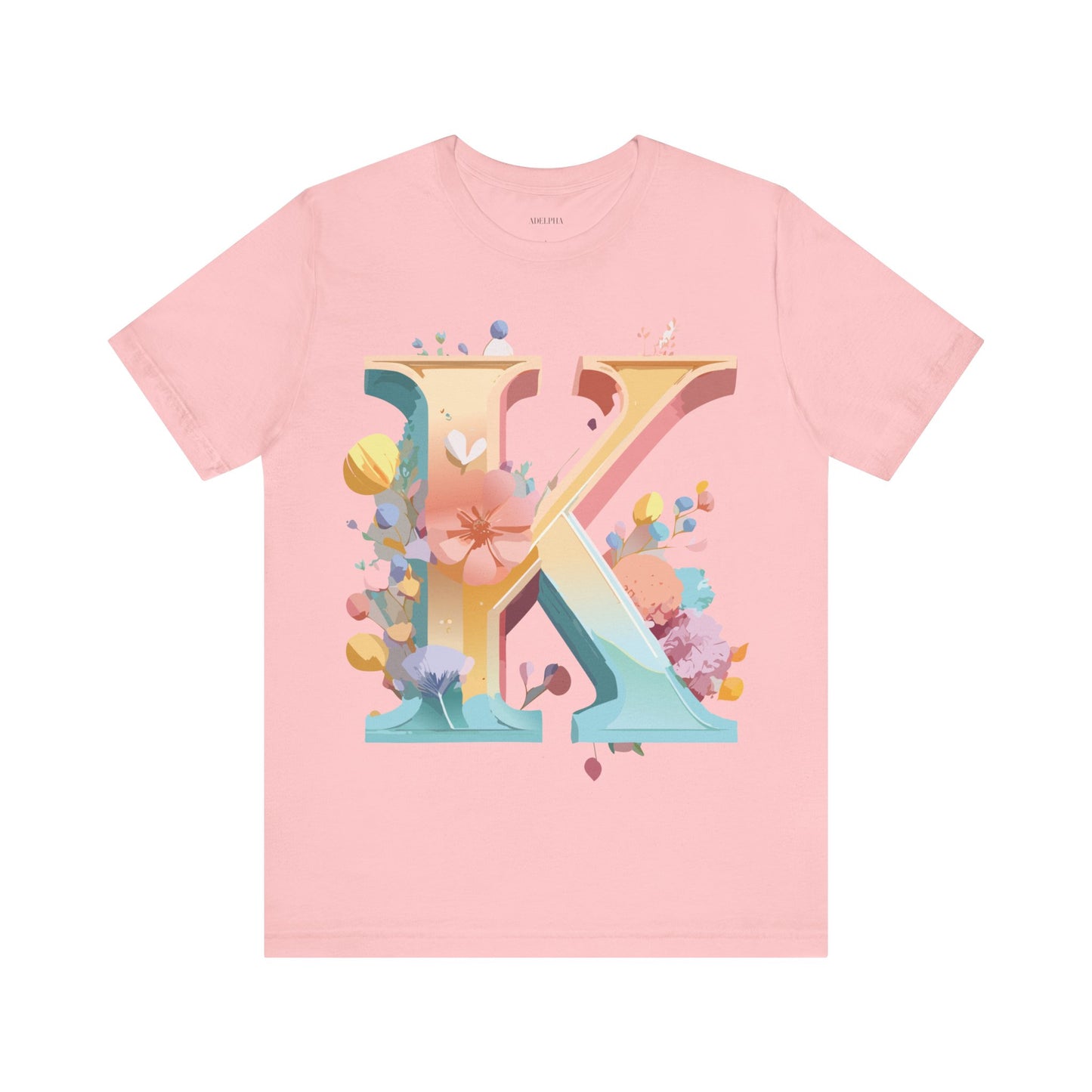 Natural Cotton Tee Shirt - Letters Collection - K Printify
