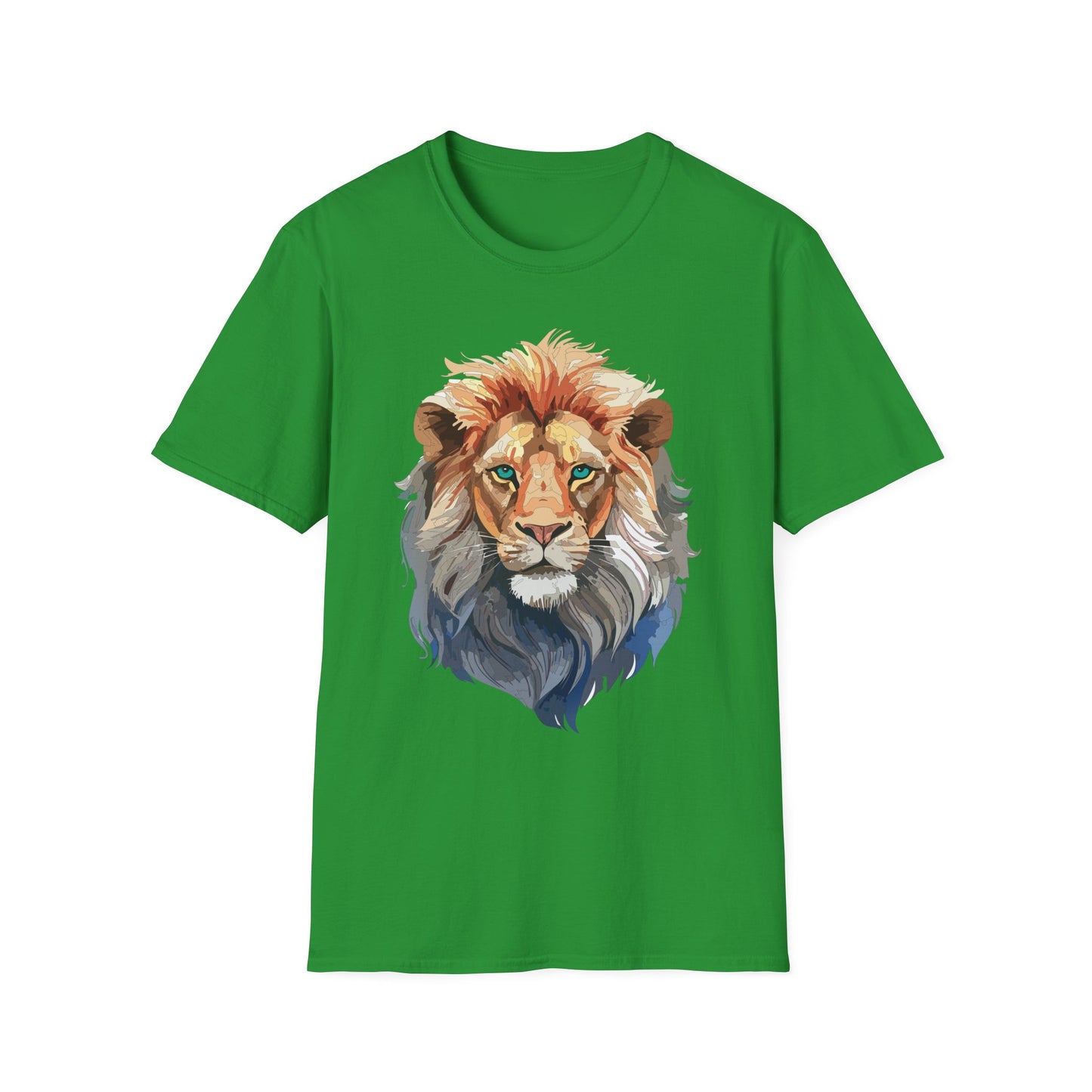 Lion Shirt, Shirt with Lion, Floral Lion Tee, Shirt with Animals