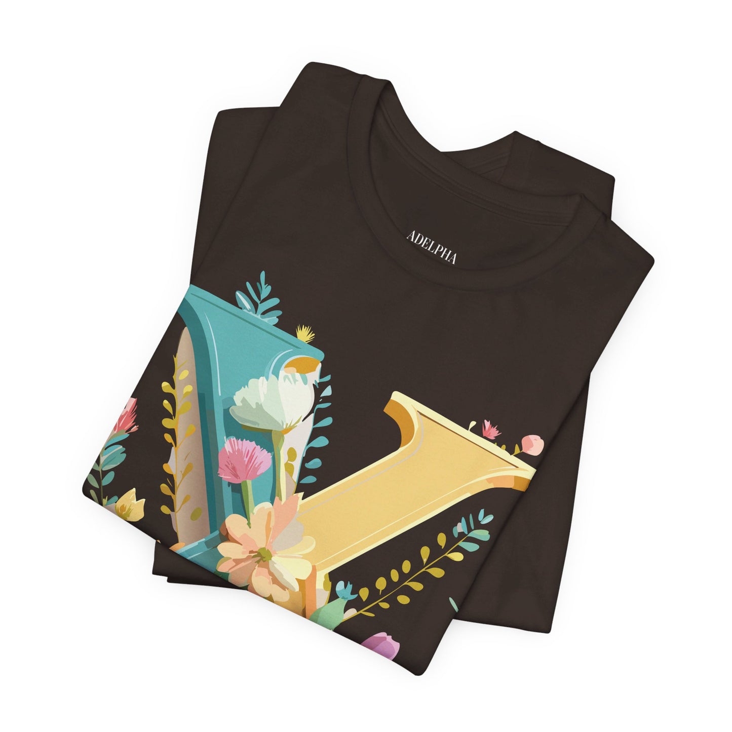 Natural Cotton Tee Shirt - Letters Collection - X Printify