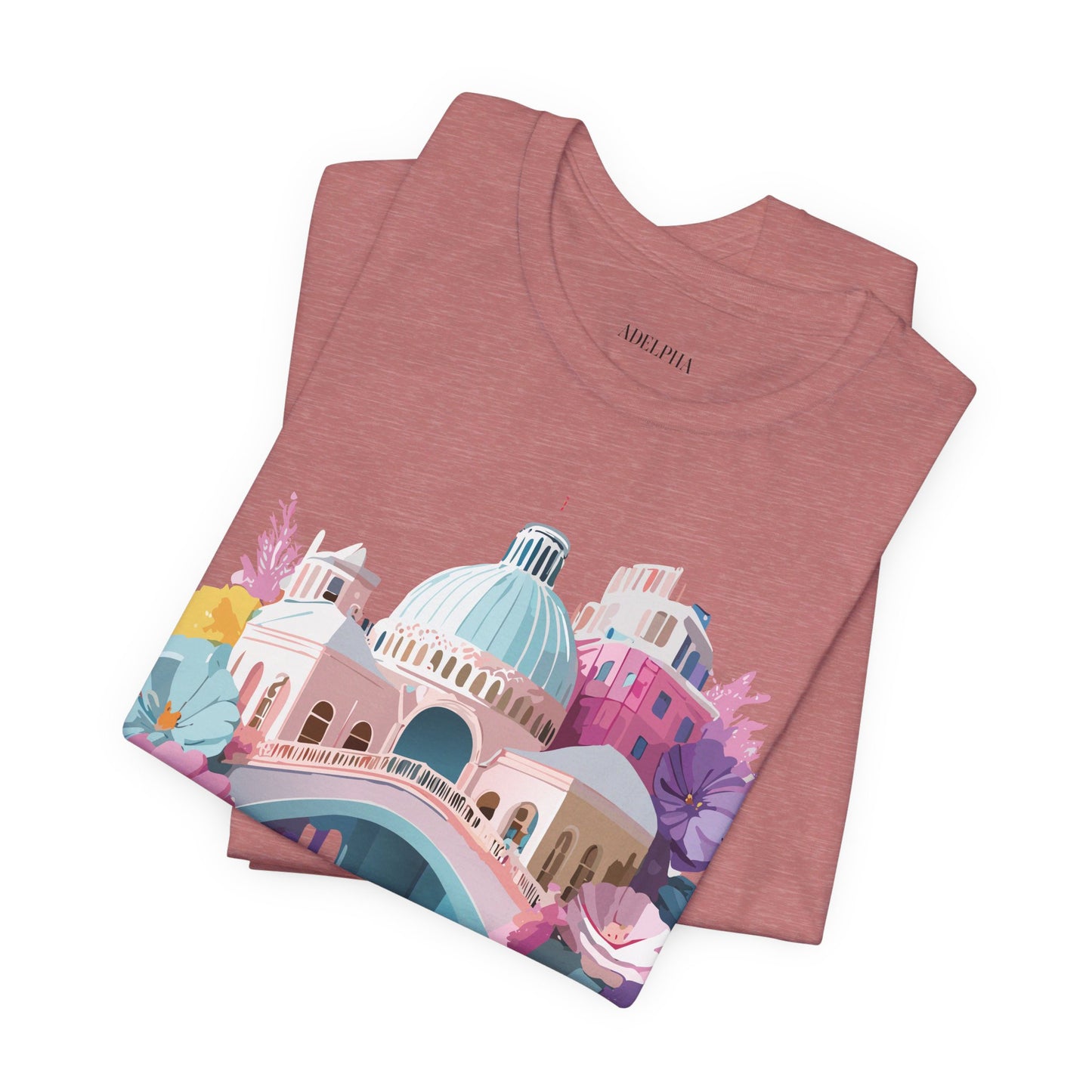 Natural Cotton Tee Shirt - Beautiful Places Collection - Venice Printify