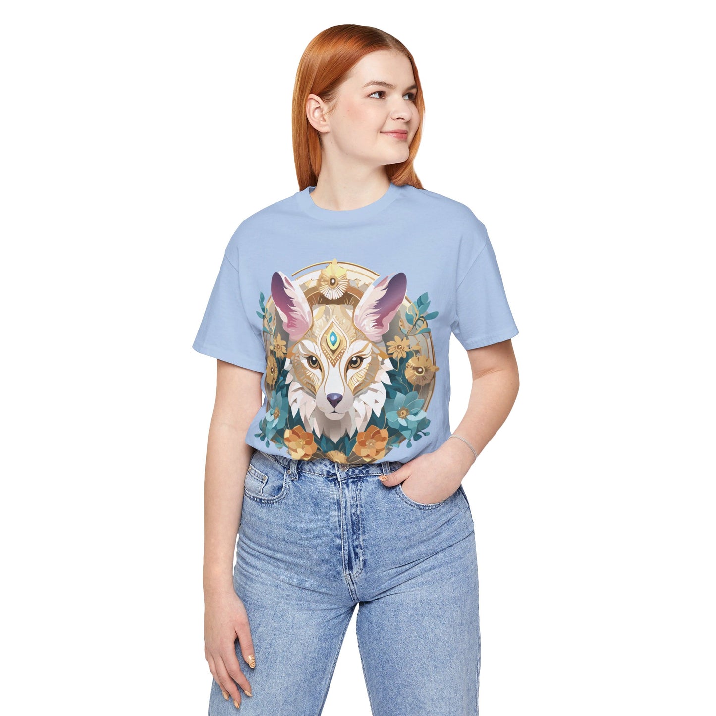 Natural Cotton Tee Shirt - Medallion Collection Printify