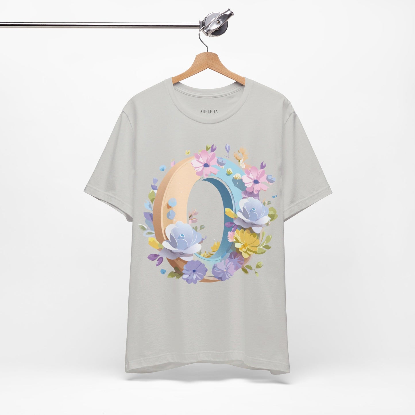 Natural Cotton Tee Shirt - Letters Collection - O Printify