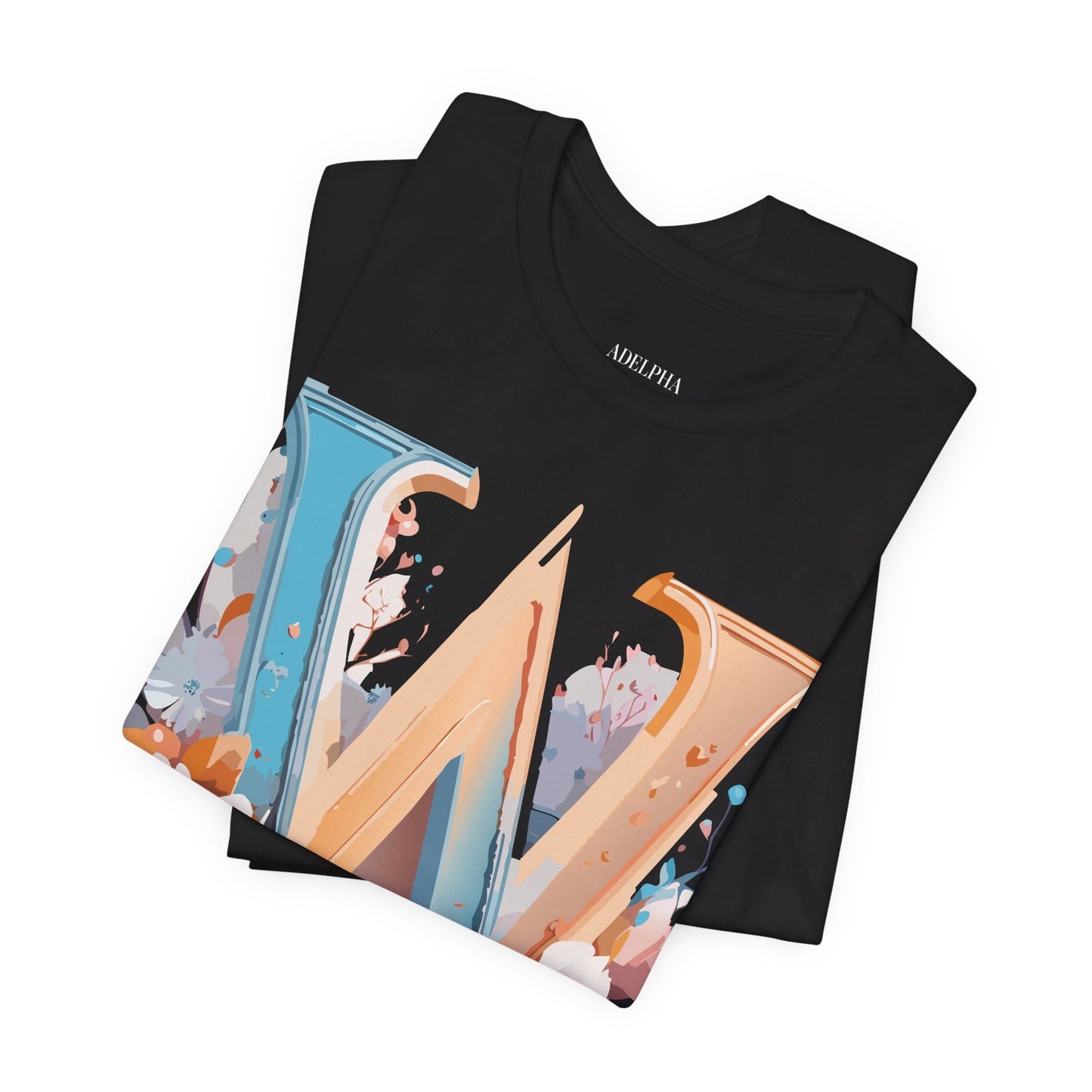 Natural Cotton Tee Shirt - Letters Collection - W Printify