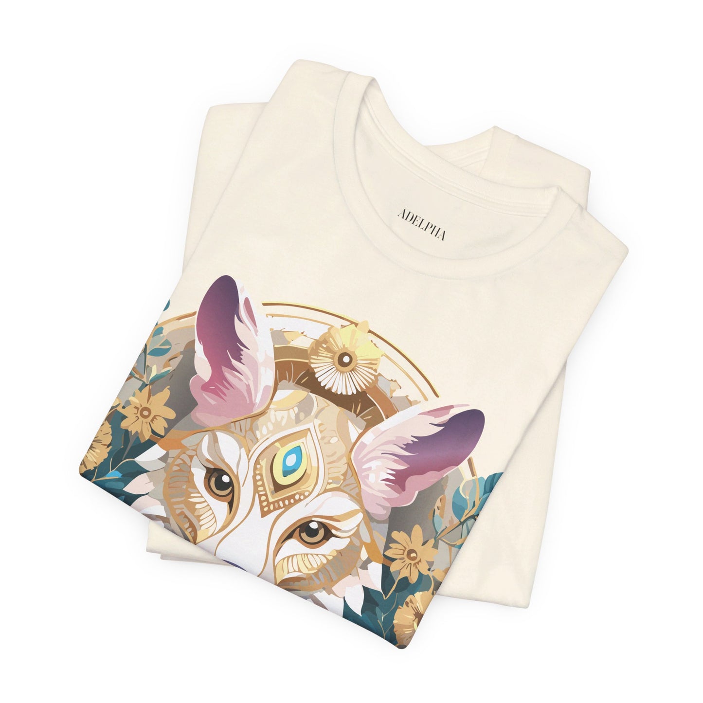 Natural Cotton Tee Shirt - Medallion Collection Printify
