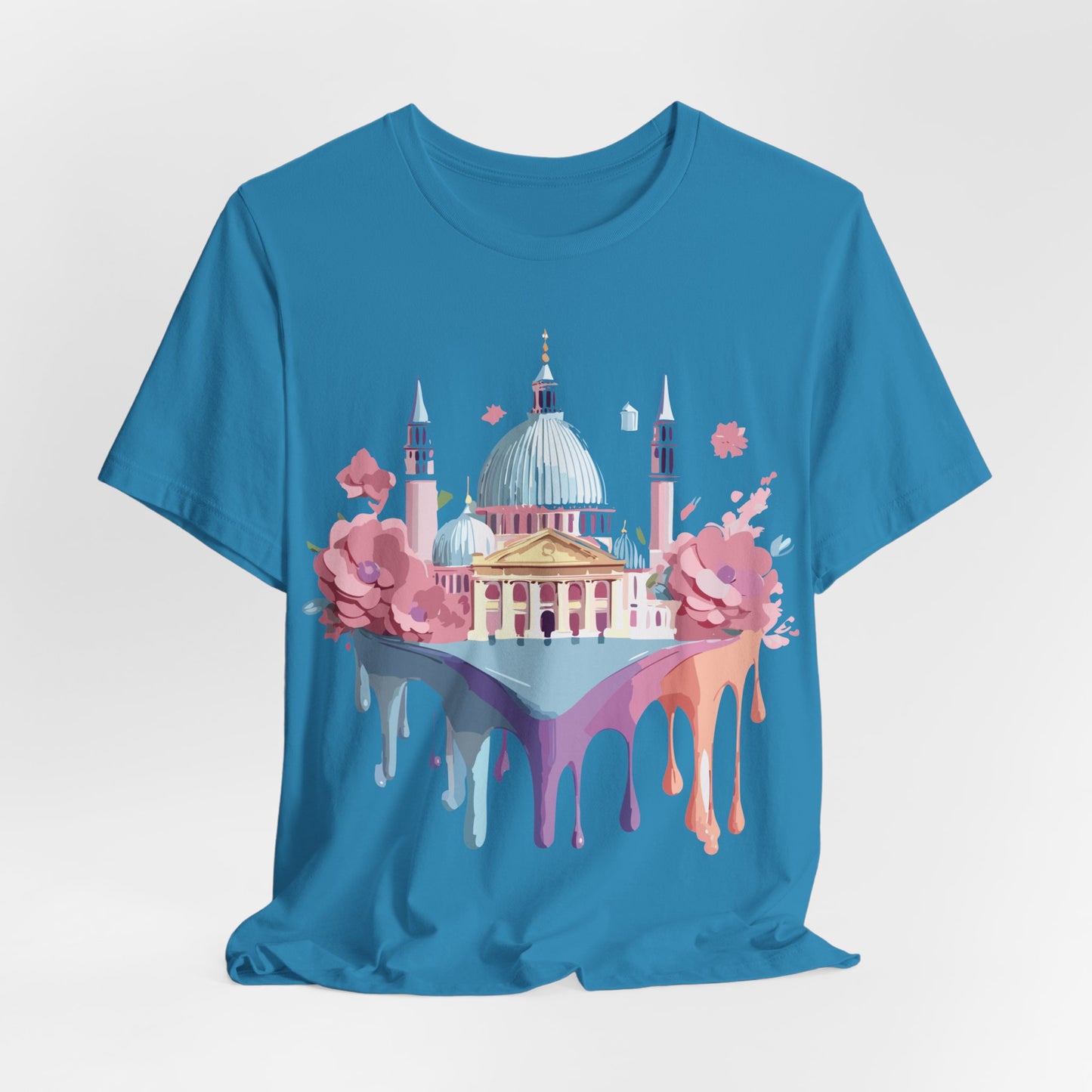 Natural Cotton Tee Shirt - Beautiful Places Collection - Venice Printify