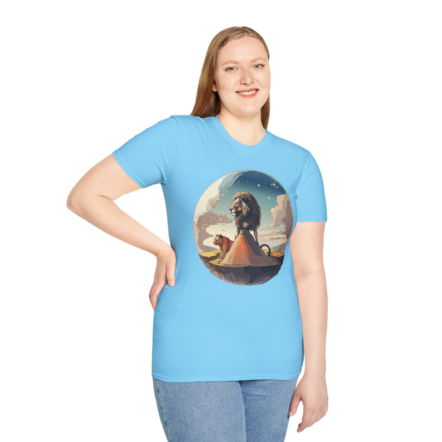 Lion Shirt, Shirt with Lion, Animal Tee, Shirt with Animals