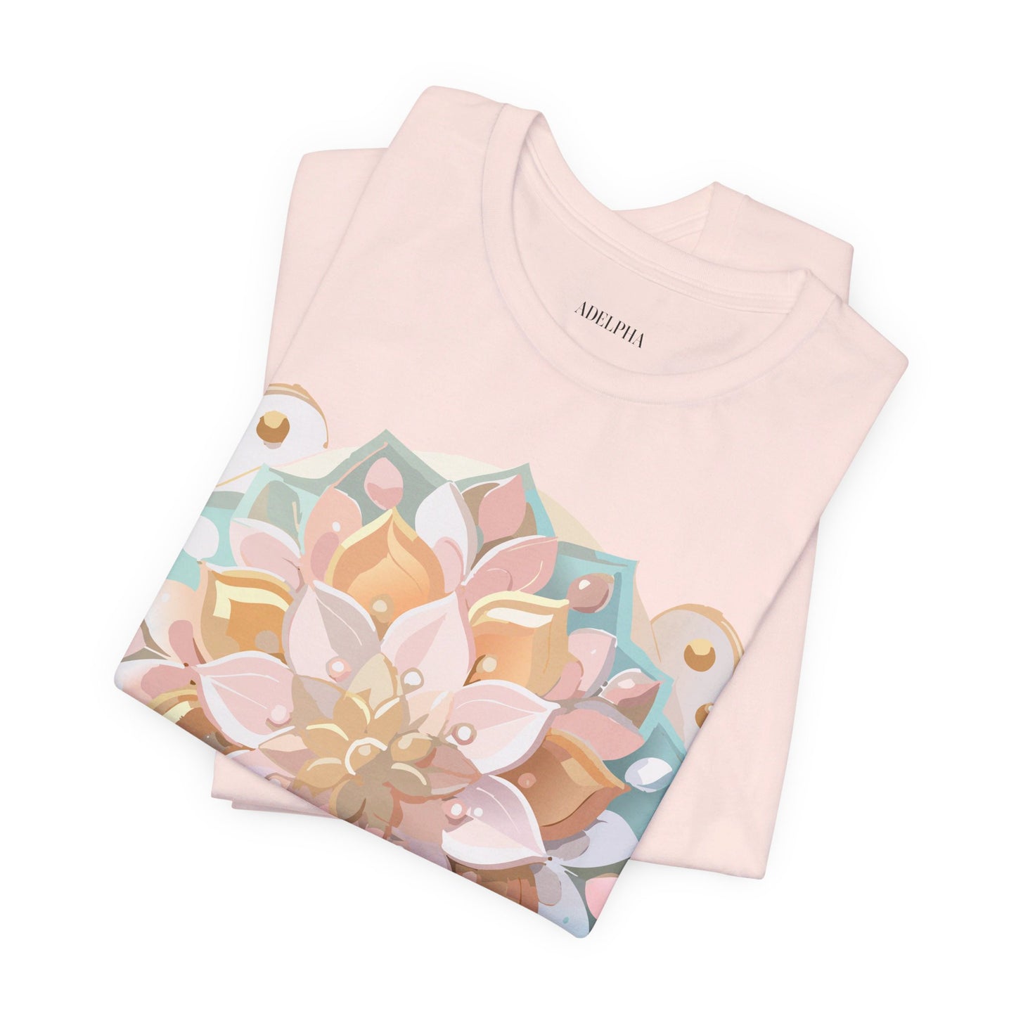 Natural Cotton Tee Shirt - Medallion Collection Printify