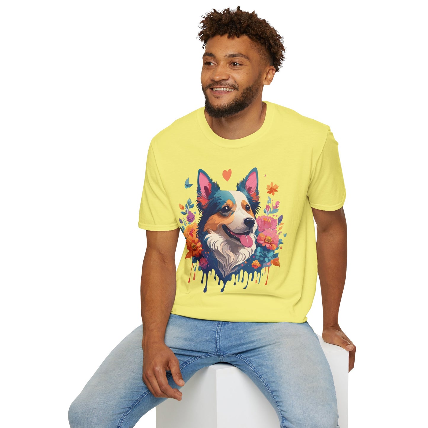 Dog Shirt, Shirt with Dog, Animal Tee, Shirt with Animals