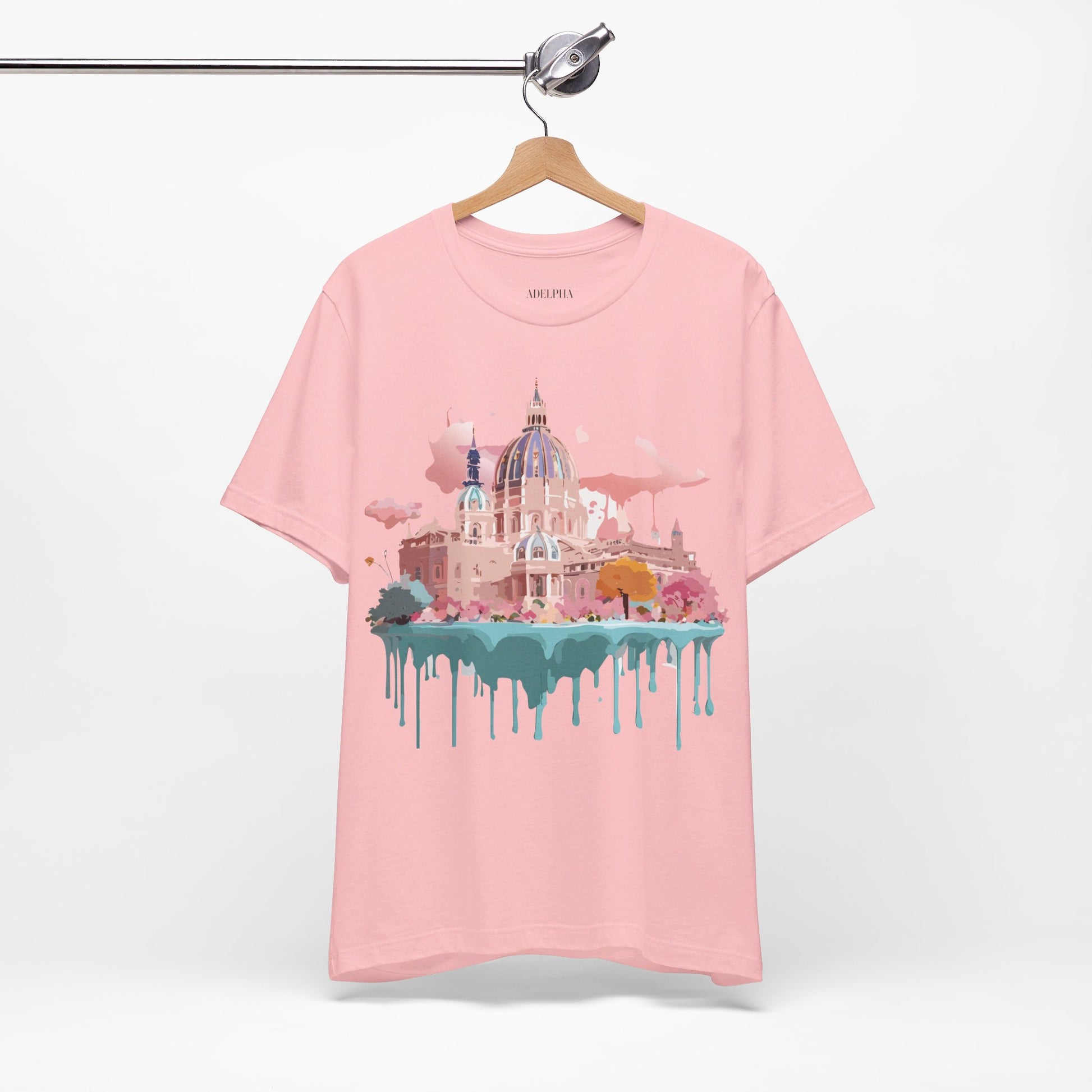 Natural Cotton Tee Shirt - Beautiful Places Collection - Vienna Printify