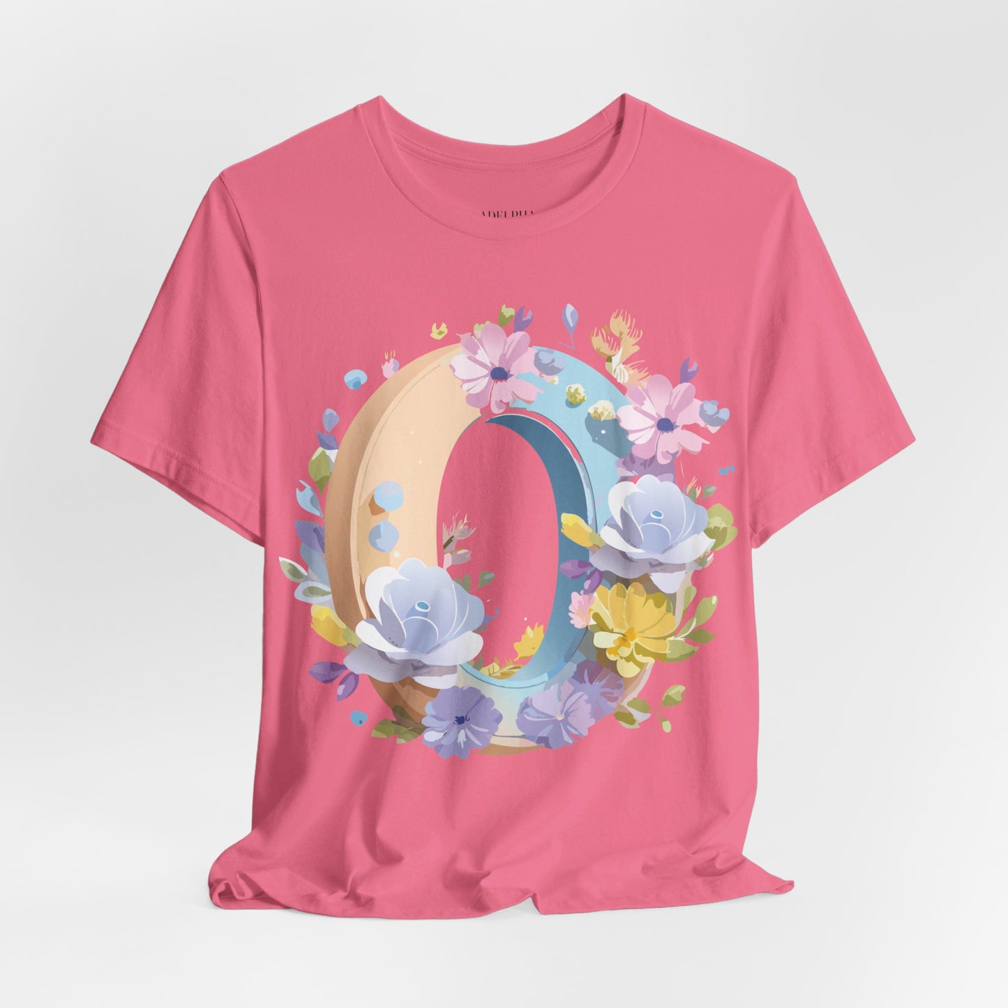 Natural Cotton Tee Shirt - Letters Collection - O Printify