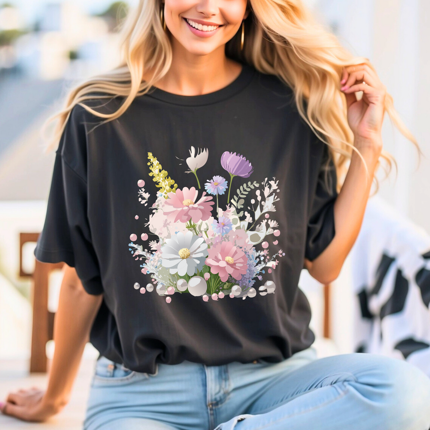 Shirt with Flowers | Floral shirt | Flowers shirt Printify