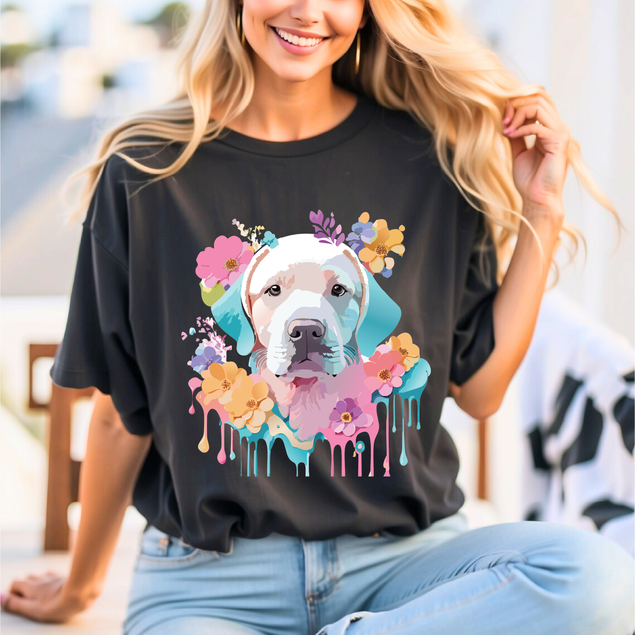 Dog Shirt, Shirt with Dog - ADELPHA