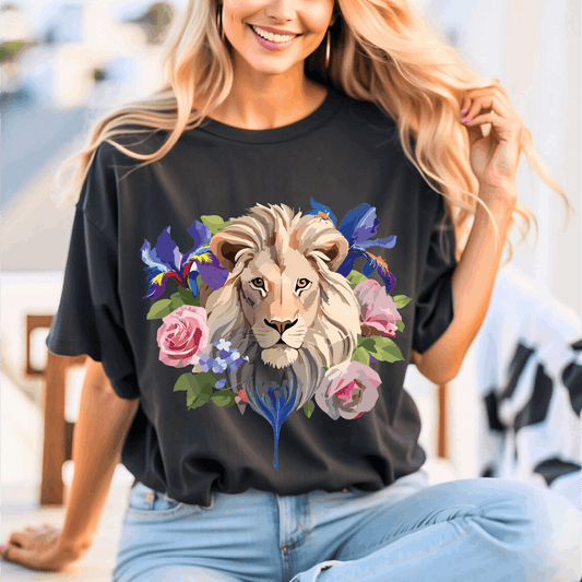 Lion Shirt, Shirt with Lion - ADELPHA