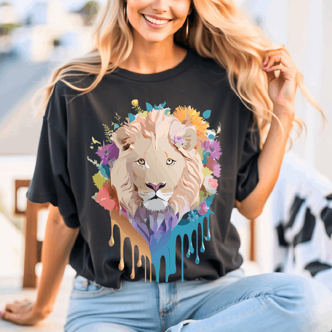 Lion Shirt, Shirt with Lion - ADELPHA