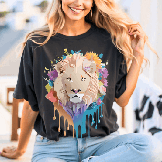 Lion Shirt, Shirt with Lion - ADELPHA