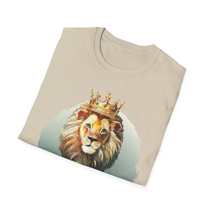 Unisex Lion Shirt Animal Tee Softstyle Gildan 64000 100 Percent Cotton Tee