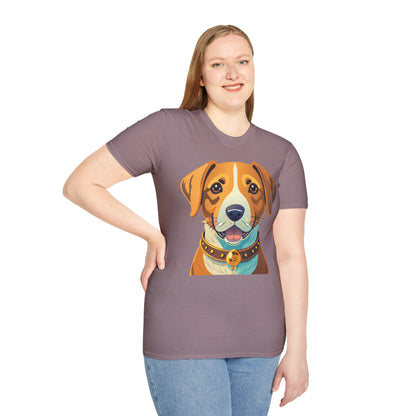 Dog Shirt Unisex Animal Tee Gildan Softstyle 64000 Cotton Tee