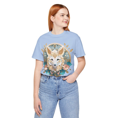 Natural Cotton Tee Shirt - Medallion Collection Printify