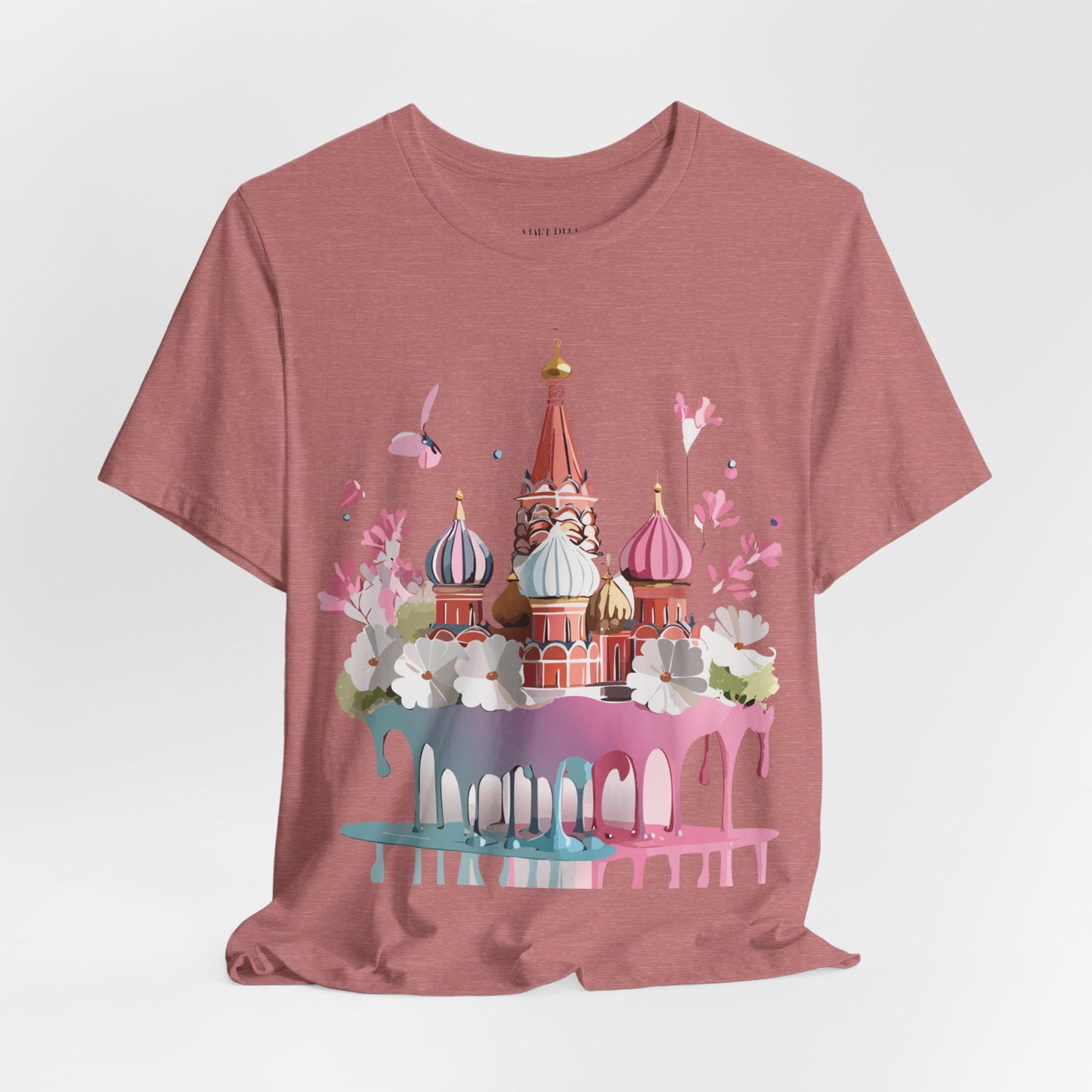 Natural Cotton Tee Shirt - Beautiful Places Collection - Moscow