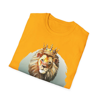 Unisex Lion Shirt Animal Tee Softstyle Gildan 64000 100 Percent Cotton Tee