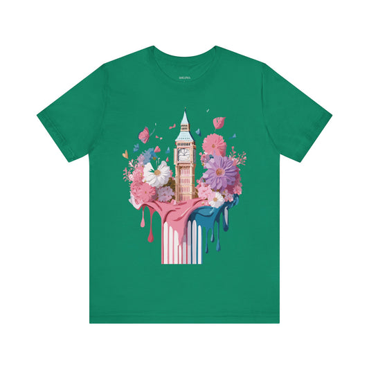 T-Shirt aus natürlicher Baumwolle – Beautiful Places Collection – London