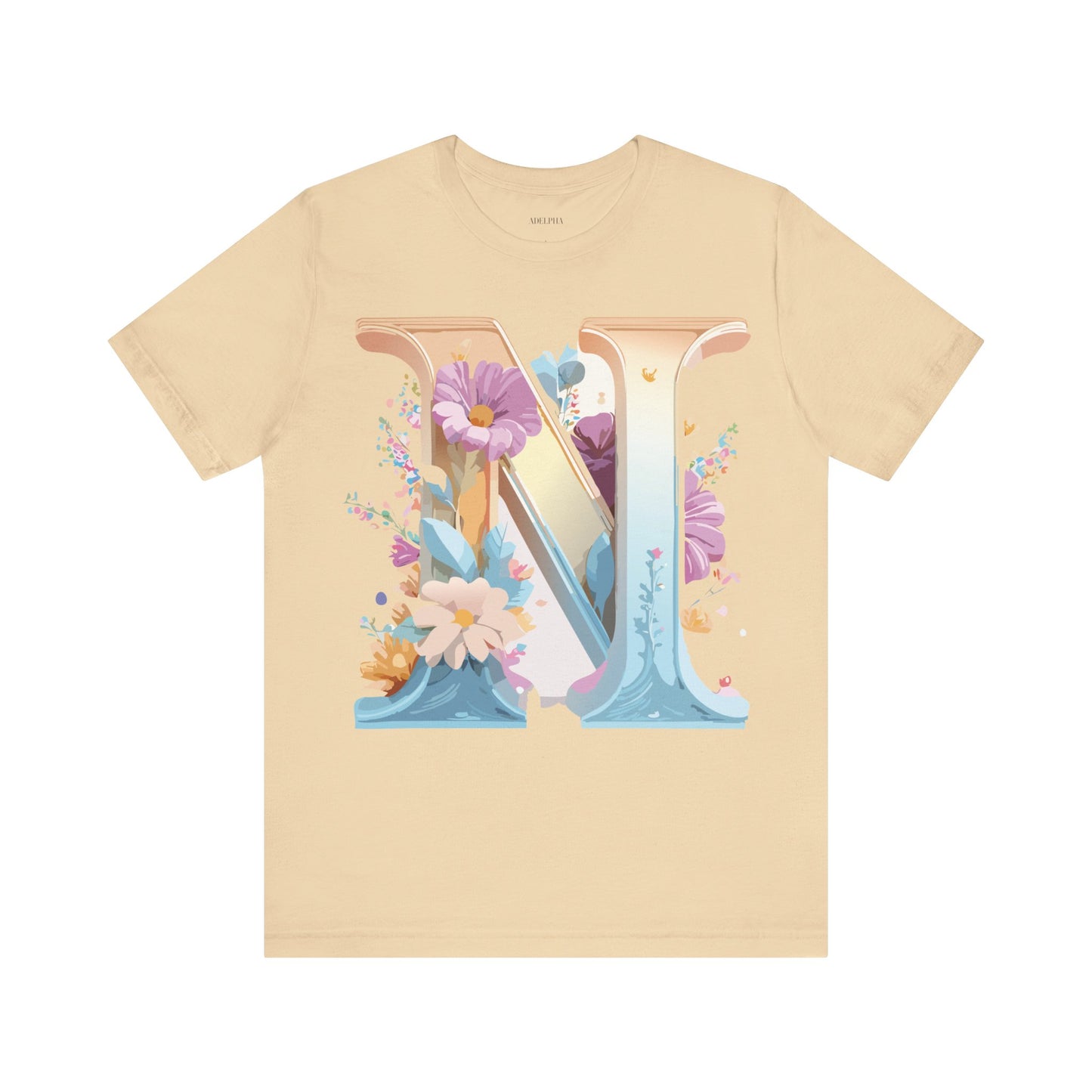 T-shirt en coton naturel - Collection Lettres - N