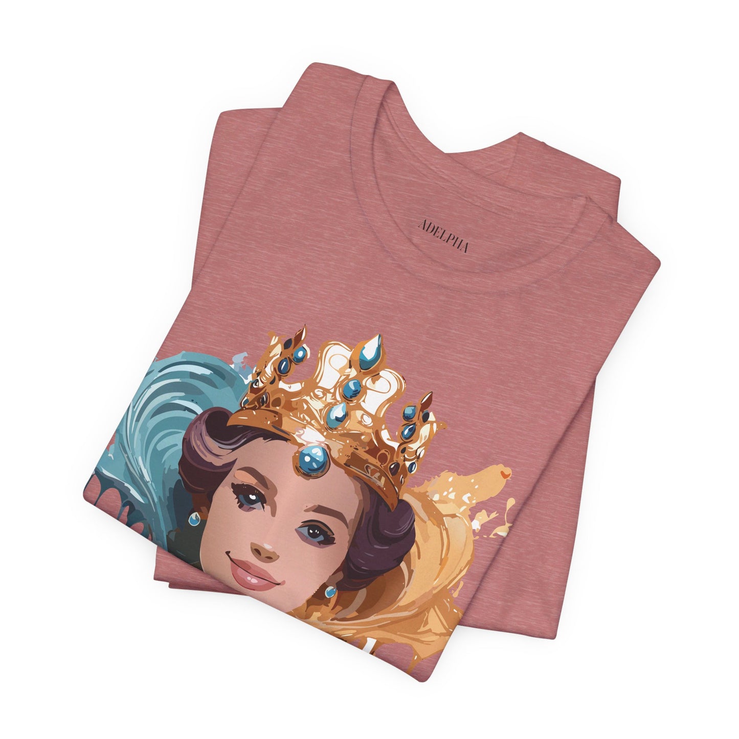 T-Shirt aus natürlicher Baumwolle – Queen Collection