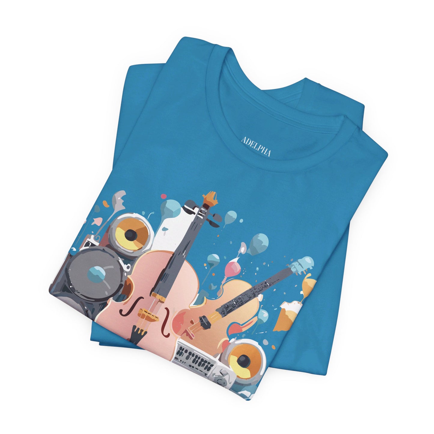 Natural Cotton Tee Shirt - Music Collection