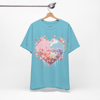 Natural Cotton Tee Shirt - Love story Collection Printify