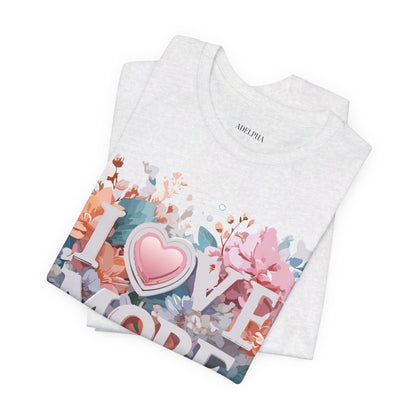 Natural Cotton Tee Shirt - Love story Collection Printify