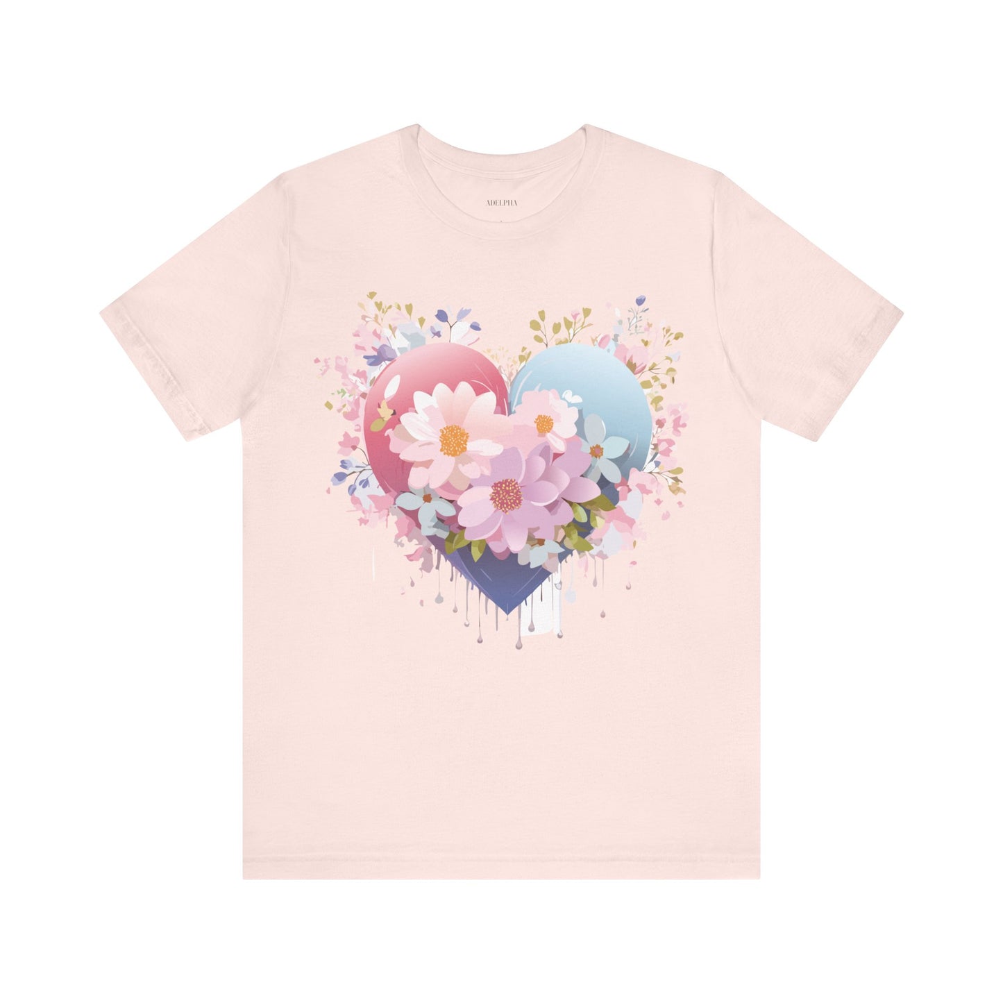 Natural Cotton Tee Shirt - Love story Collection