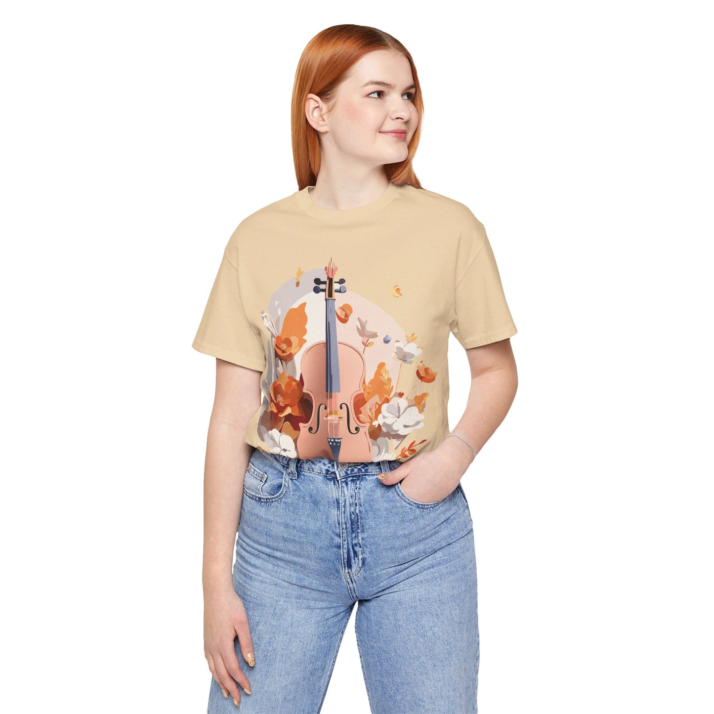 T-shirt en coton naturel - Collection Musique