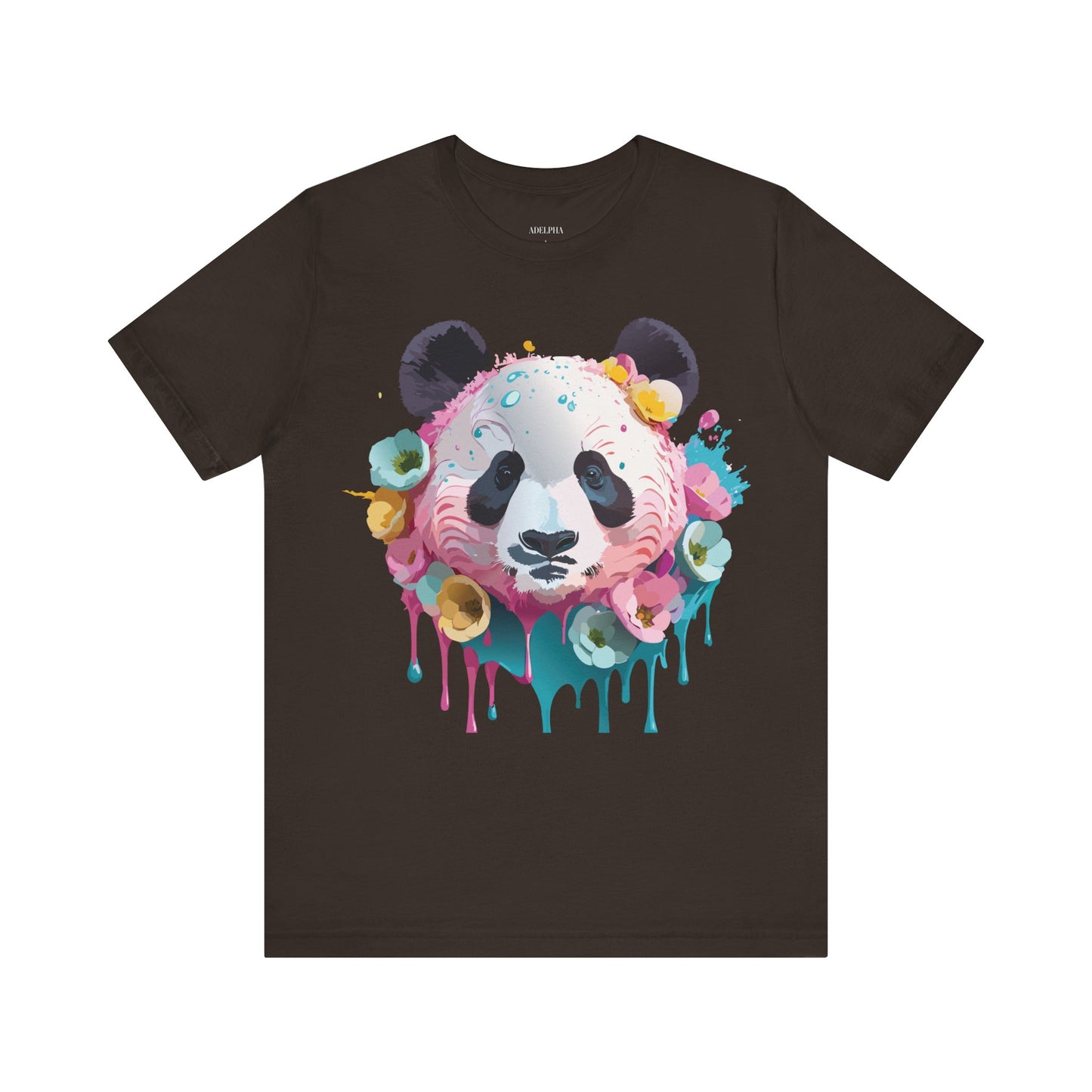 T-Shirt aus natürlicher Baumwolle mit Panda