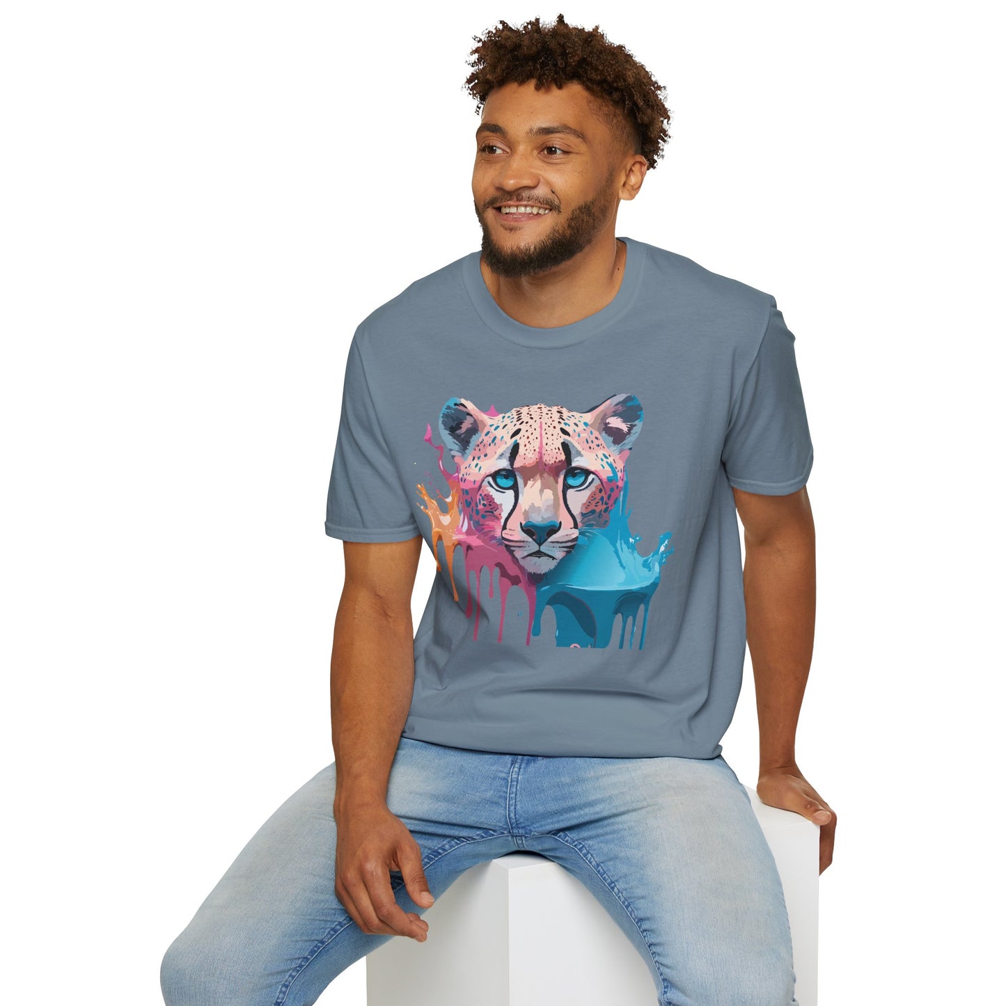 Cheetah Shirt, Shirt with Cheetah, Cheetah Tee, Shirt with Animals