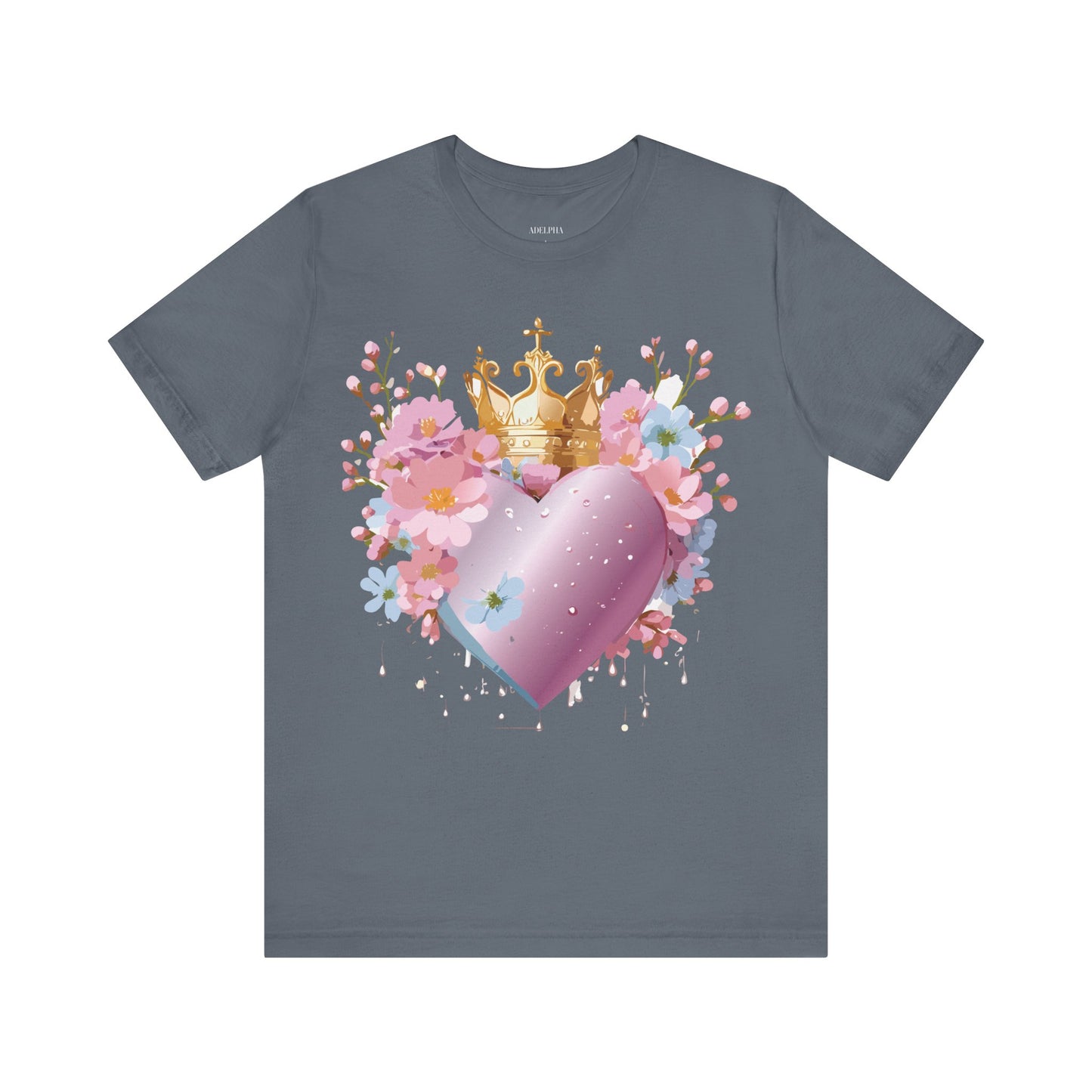 T-Shirt aus natürlicher Baumwolle – Love Story Collection