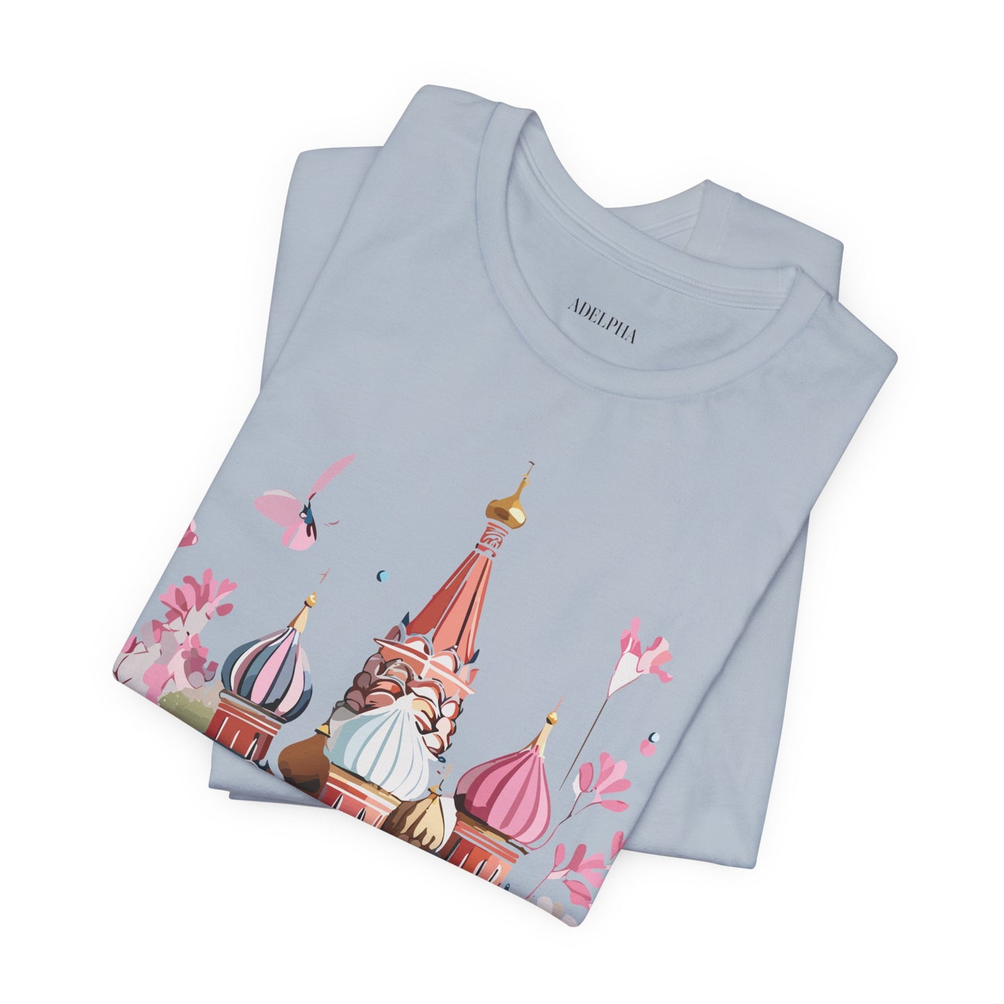 Natural Cotton Tee Shirt - Beautiful Places Collection - Moscow