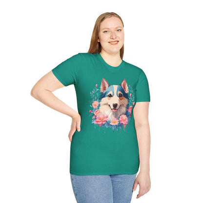 Dog Shirt Unisex Animal Tee Softstyle Cotton Lightweight Breathable