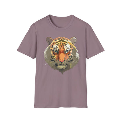Unisex Tiger Shirt Gildan Softstyle 64000 Cotton Tee For Everyday Comfort
