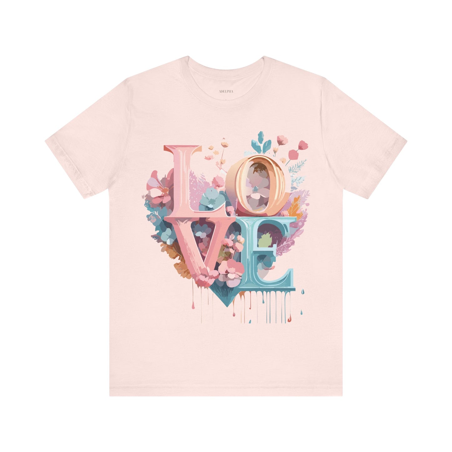 Natural Cotton Tee Shirt - Love story Collection