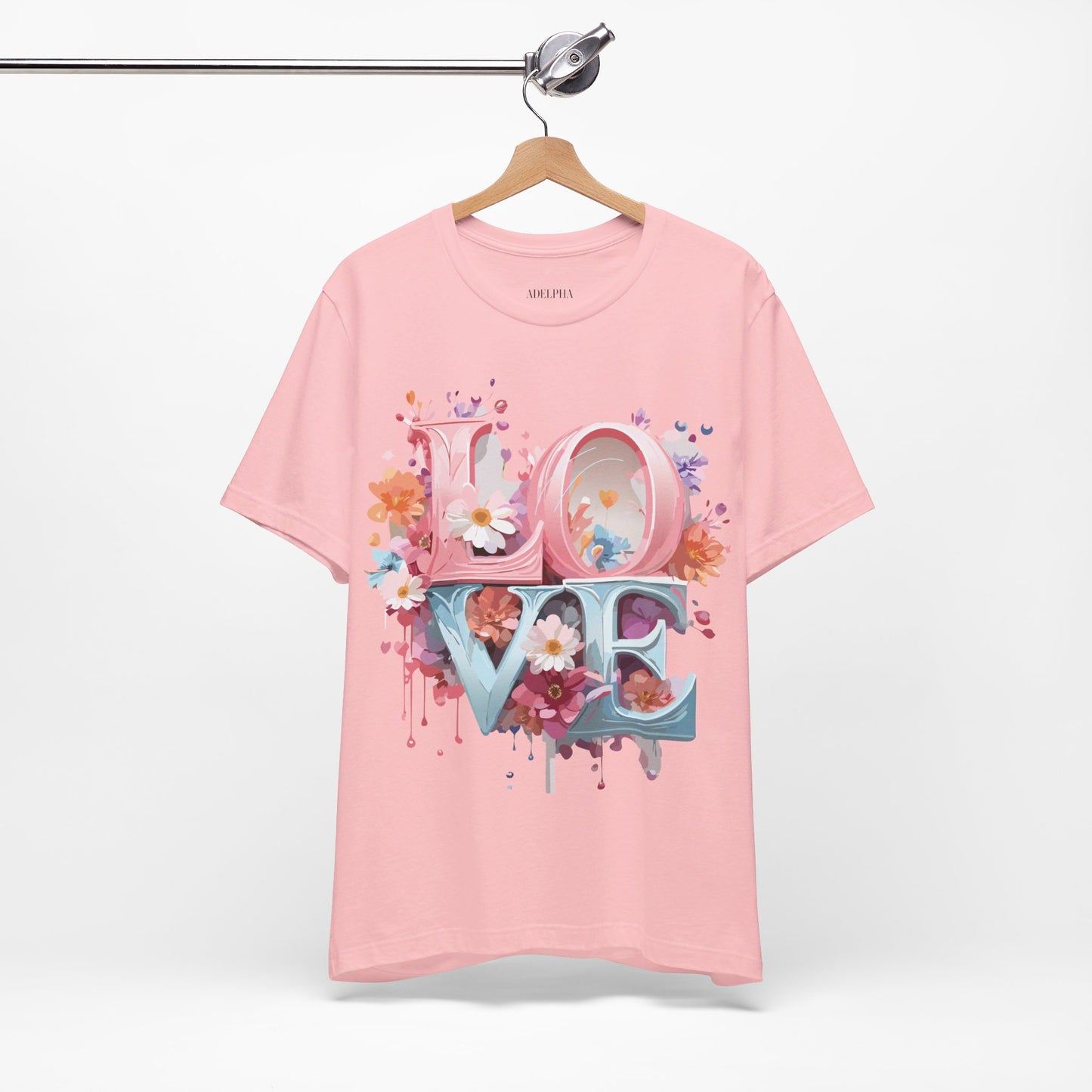 T-Shirt aus natürlicher Baumwolle – Love Story-Kollektion