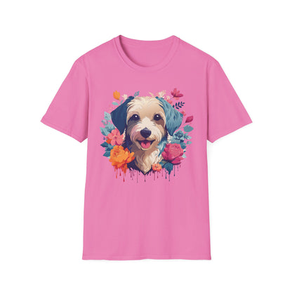 Dog Shirt Unisex Animal Tee Made From 100 Percent Ring Spun Cotton