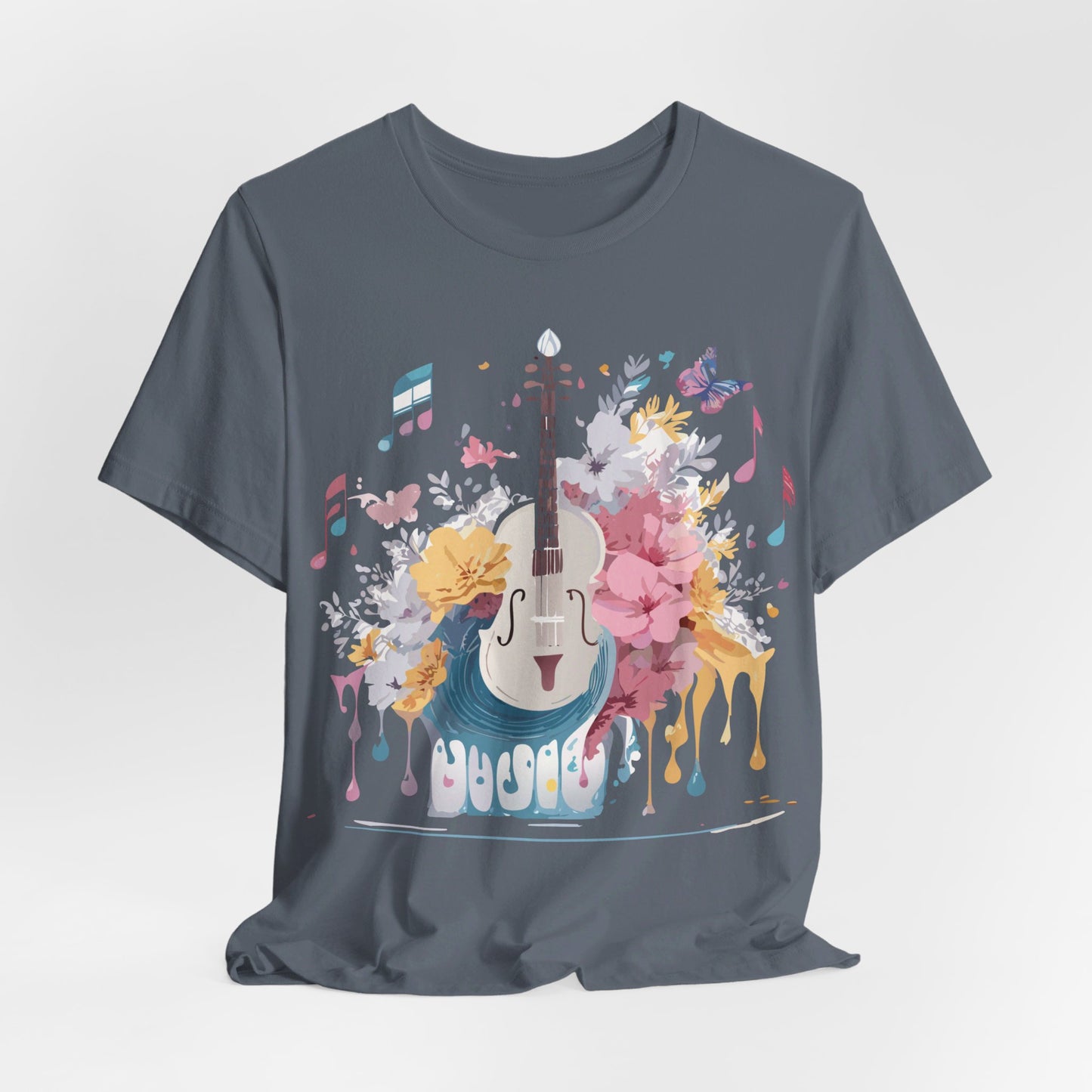 Natural Cotton Tee Shirt - Music Collection