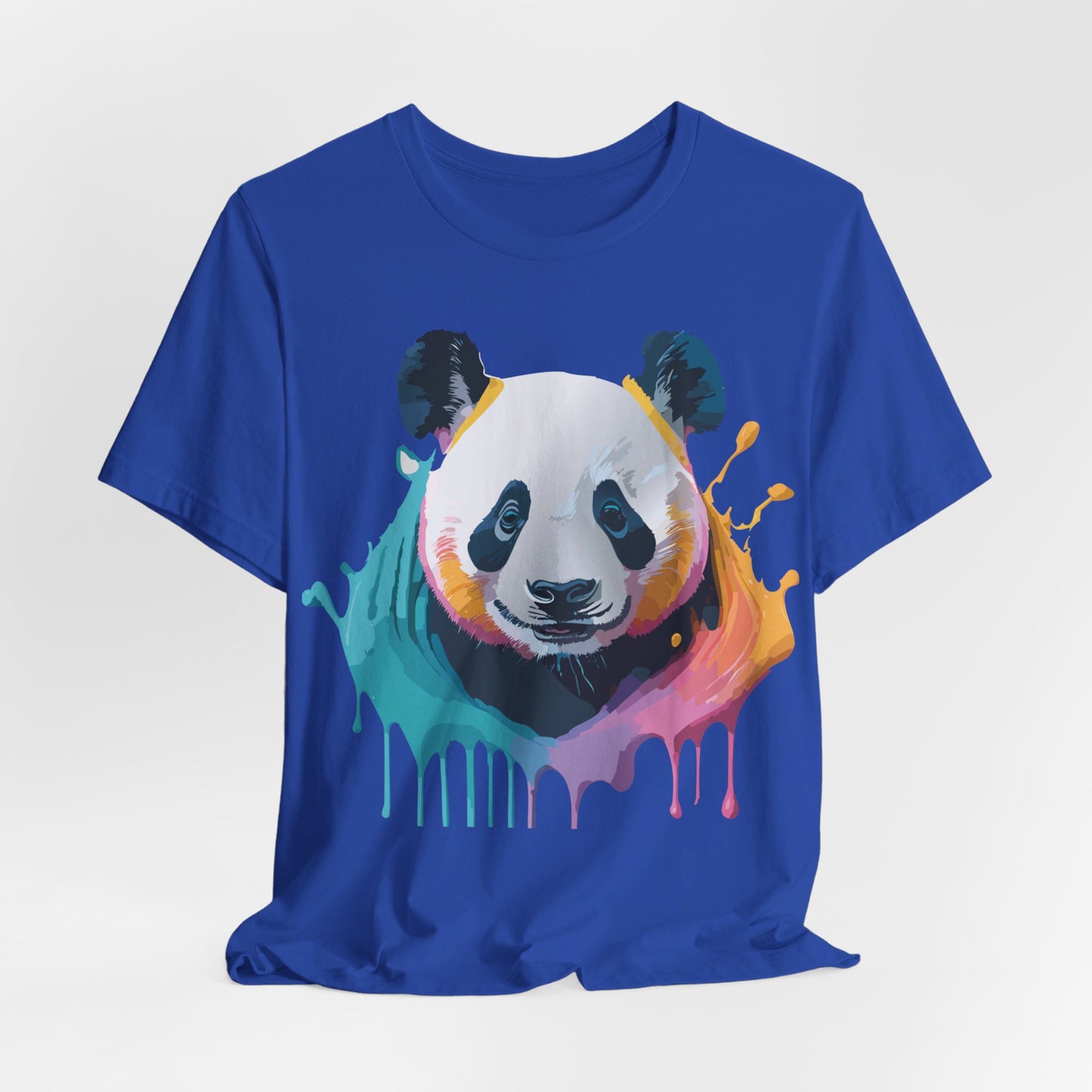 Natural Cotton Tee Shirt with Panda