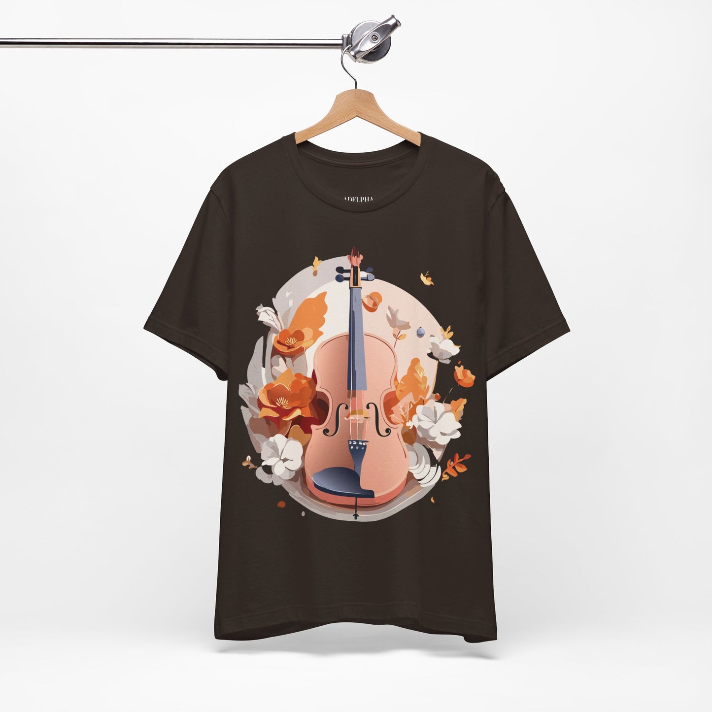 T-Shirt aus natürlicher Baumwolle – Musikkollektion