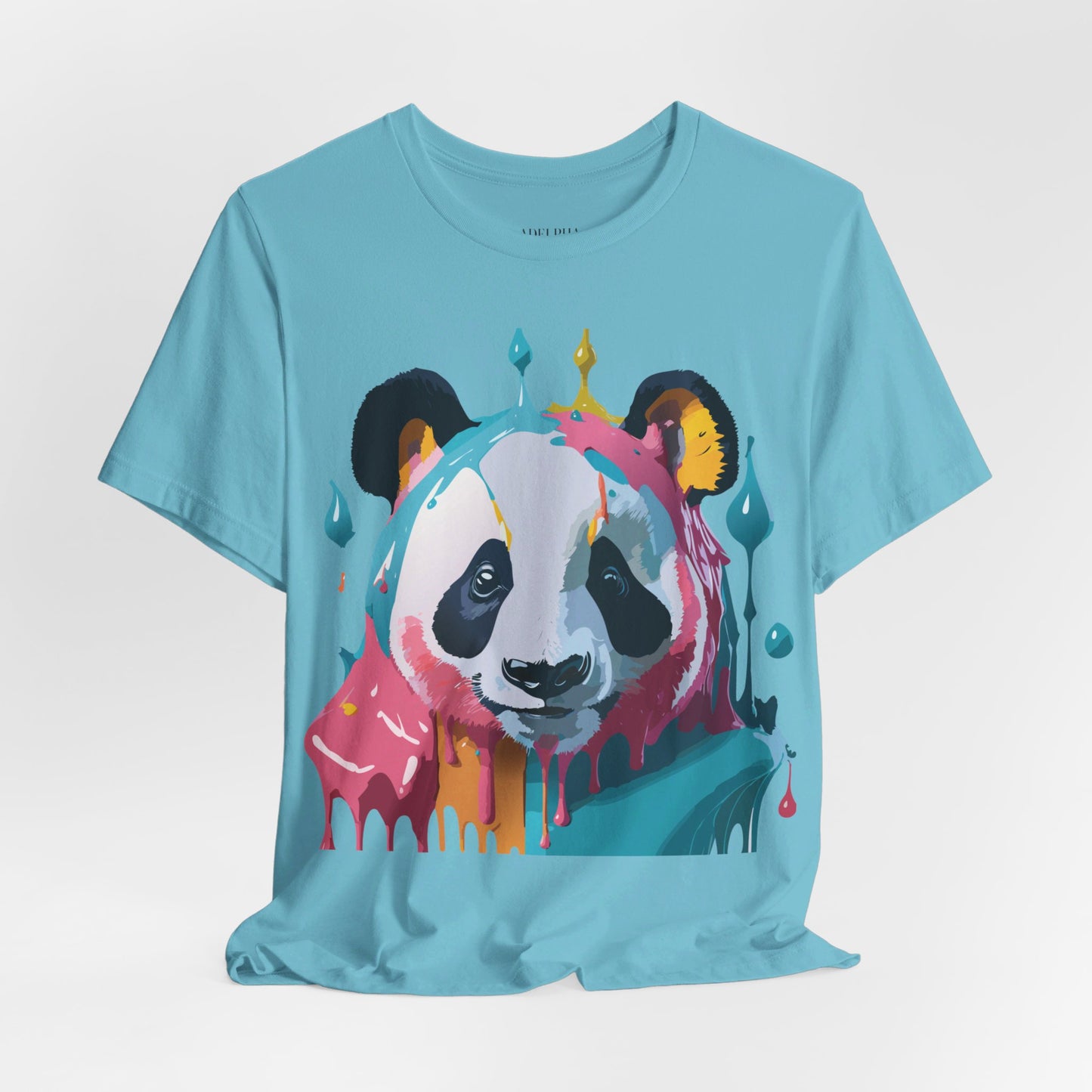 T-Shirt aus natürlicher Baumwolle mit Panda