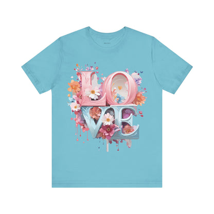 Natural Cotton Tee Shirt - Love story Collection Printify