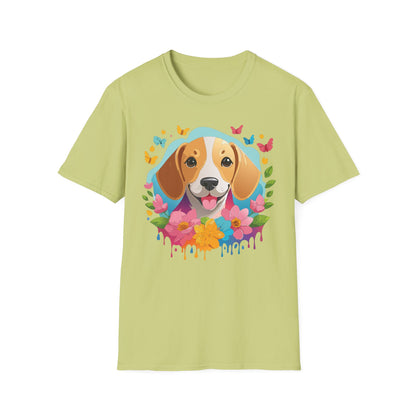 Dog Shirt Unisex Animal Tee Softstyle Cotton Comfort Everyday Wear