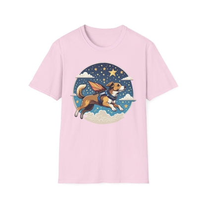 Dog Shirt Unisex Animal Print Tee Hundred Percent Cotton Softstyle Gildan 64000