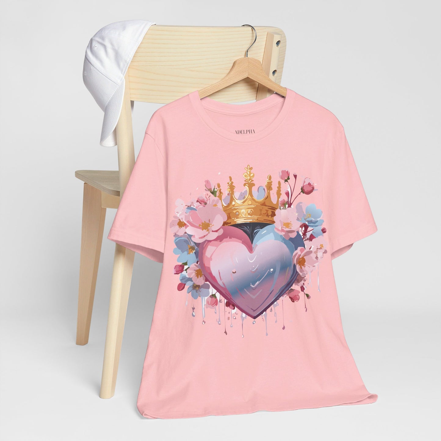 T-Shirt aus natürlicher Baumwolle – Love Story-Kollektion